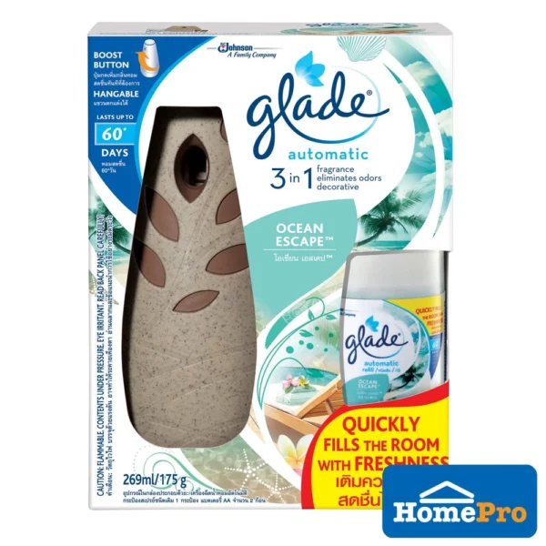5166ecaa6b234dc2b0b67df8b9b43552.webp GLADE AUTO OCEAN ESCAPE 3 IN 1 175G Fragrance Pewangi Air Freshener