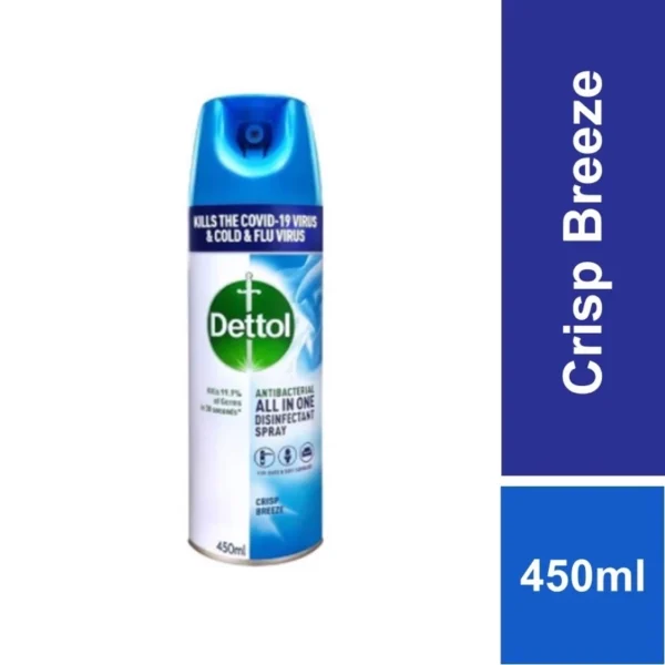 STOCK Dettol Disinfectant Spray Morning Dew Crisp Breeze Wild Lavender Lemon Breeze