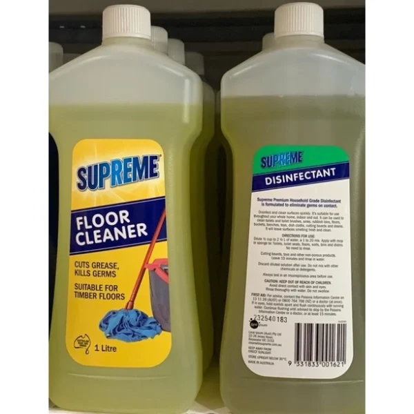 eff97d409c4e61ba6f6951564447b359.webp ANTISEPTIC DISINFECTANT PINE FLOOR CLEANER LIQUID SUPREME PREMIER HOUSEHOLD GRADE 1L
