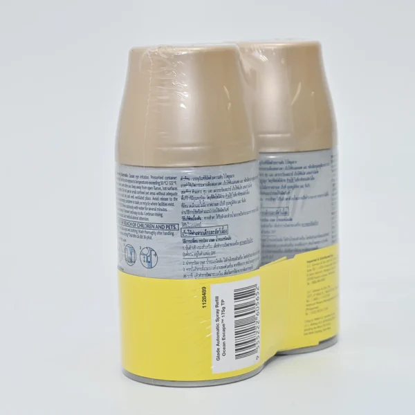 GLADE AUTOMATIC SPRAY REFILL OCEAN ESCAPE  TWIN PACK 175G AIR FRESHENER