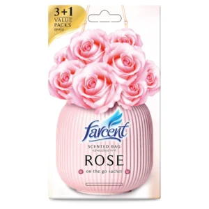 FARCENT SCENTED BAG 3X10G ROSE Pewangi Fragrance Air Freshener