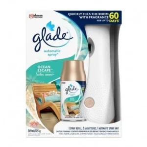 GLADE AUTO OCEAN ESCAPE 3 IN 1 175G  Fragrance Pewangi Air Freshener
