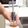 Long Handle Silicone Cleaning Brush Soft Bristle 360 Degree Deep Cleansing Milk Bottle Glasses Kitchen Cleaner Tool