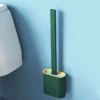sg-11134201-22120-q9teyyfaptkv05.webp Silicone Flexible Bristle Head 360 Degree Deep Cleaning Crevice Brush Toilet Bowl Brush Wall Mount