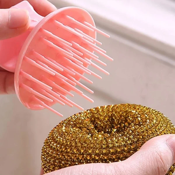 sg-11134201-23010-3arkozmybdmvdf.webp Stainless Steel Wire Ball Brush Cleaning Brushes Wash Stubborn Sta Home Kitchen Household Cleaner
