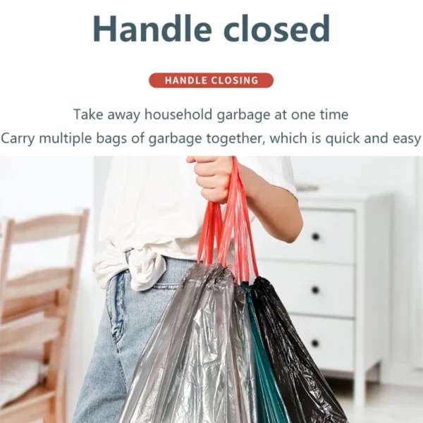sg-11134201-23010-5m3ib44tyimv4e.webp Disposable Large Drawstring Garbage Bags Thick Plastic Baggie Trash Rubbish 45 x 50 cm Throw Away