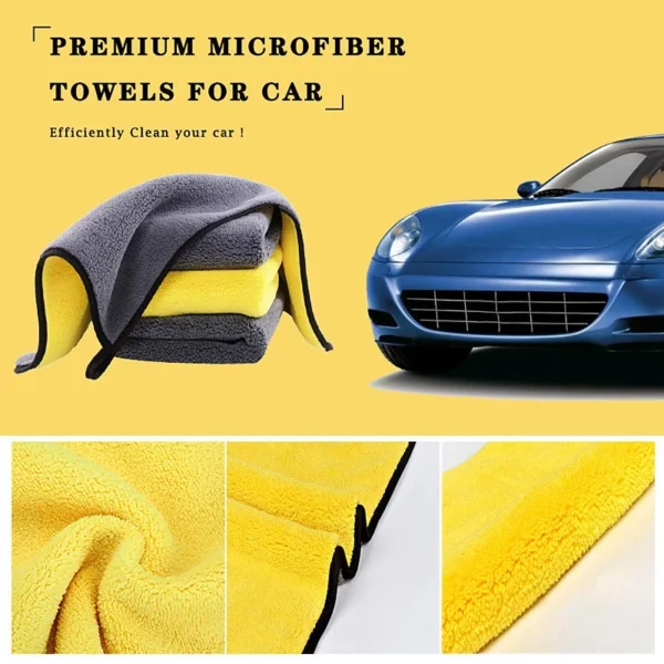 Cleaning Towel Extra Soft Multipurpose Microfiber Car Wash Cloth Auto Detailing Wiping Washing Polish