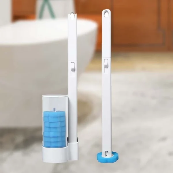 Disposable Toilet Bowl Brush Wall Mounted Multipurpose One Time Bathroom Cleaning Brushes Tool Set