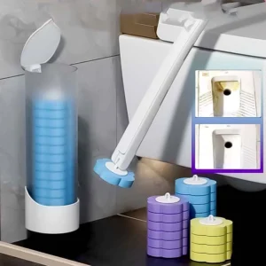 Disposable Toilet Bowl Brush Wall Mounted Multipurpose One Time Bathroom Cleaning Brushes Tool Set