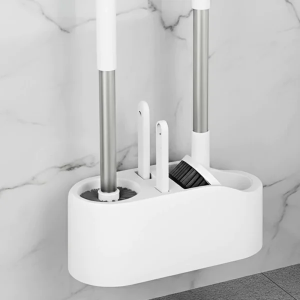 sg-11134201-81zty-mippga4j40sk02.webp 4 In 1 Toilet Bowl Brush Multipurpose Bathroom Long Handle Floor Cleaning Set Berus Tandas