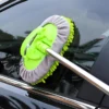 Adjustable 180  Rotation Car Wash Care Mop Microfiber Brush Vehicle Cleaning Tool Mop Kereta