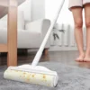 19cm   24cm Long Handle Lint Roller Clothes Floor Curtain Dust Sticky Cleaner Pet Fur Remover Duster