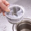 100pcs Disposable Kitchen Sink Filter Bags Fine Mesh Colanders Strainers Elastics Drain Covers