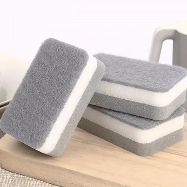 Thickened Dishwashing Kitchen Scouring Pad Cleaning Sponge Cellulose High Effective Scrubbbing
